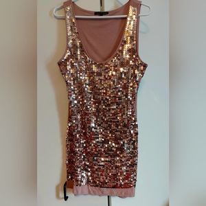 Urban Behavior Bodycon Sequin Mini Party Dress Large